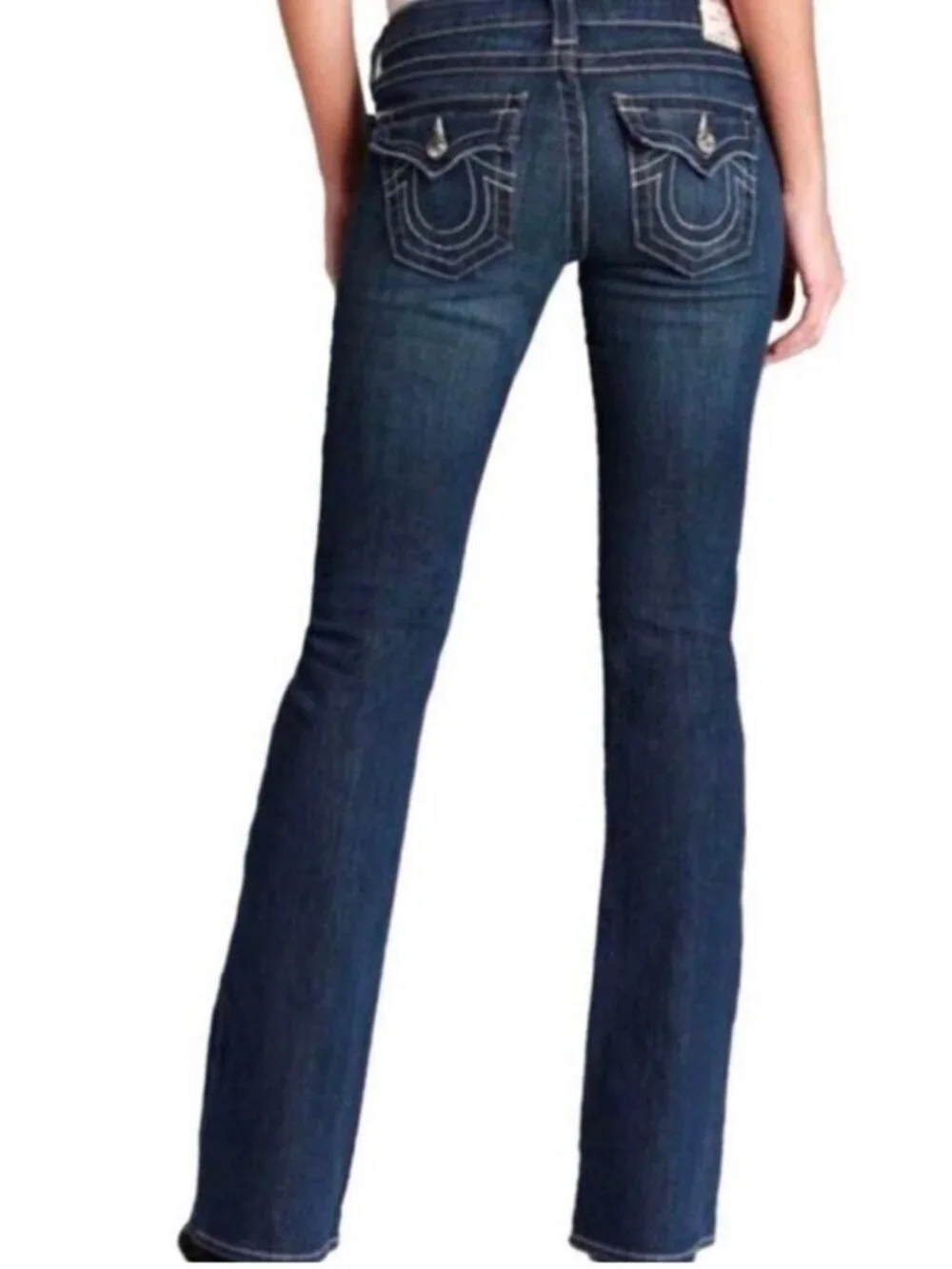 True Religion Dark Wash Becky Bootcut Jeans Size 25